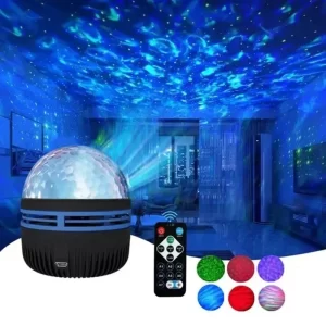 Starry Sky Projection Light Water Pattern Northern Lights Atmosphere Light Creative Colorful Rotating Light Bedhead Night Light