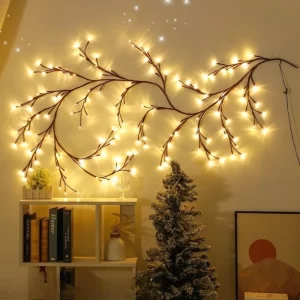 New LED Branch and Vine Lights Decorate Living Rooms Bedrooms Wall Stickers Atmosphere Lamp Christmas Sky Stars Colorful Lights